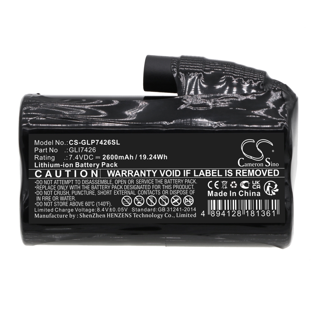 Batteries Clothes battery CS-GLP7426SL