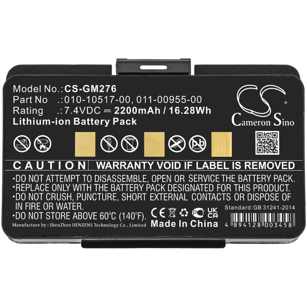 Batteries Remplace 010-10517-01