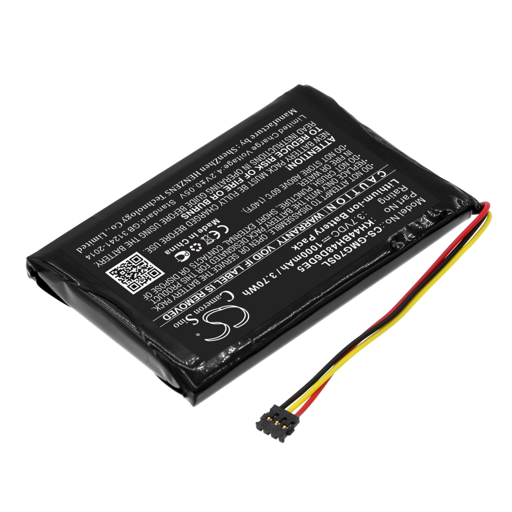 Compatible battery replacement for Garmin KH44BH48D6DE5