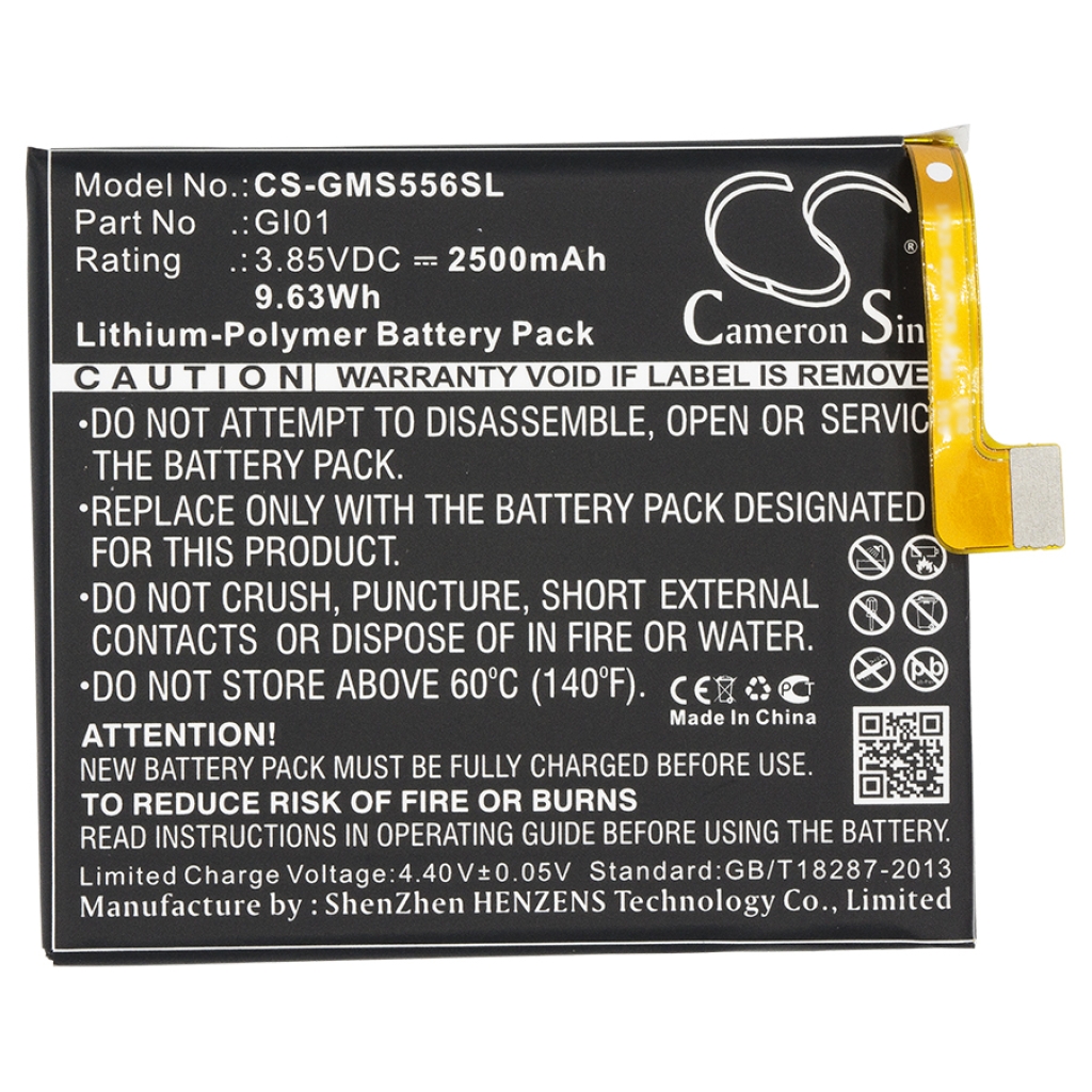 Compatible battery replacement for Gigaset GI01