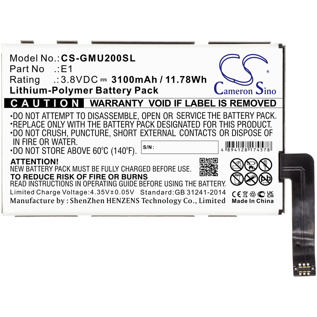 Compatible battery replacement for Glocalme 