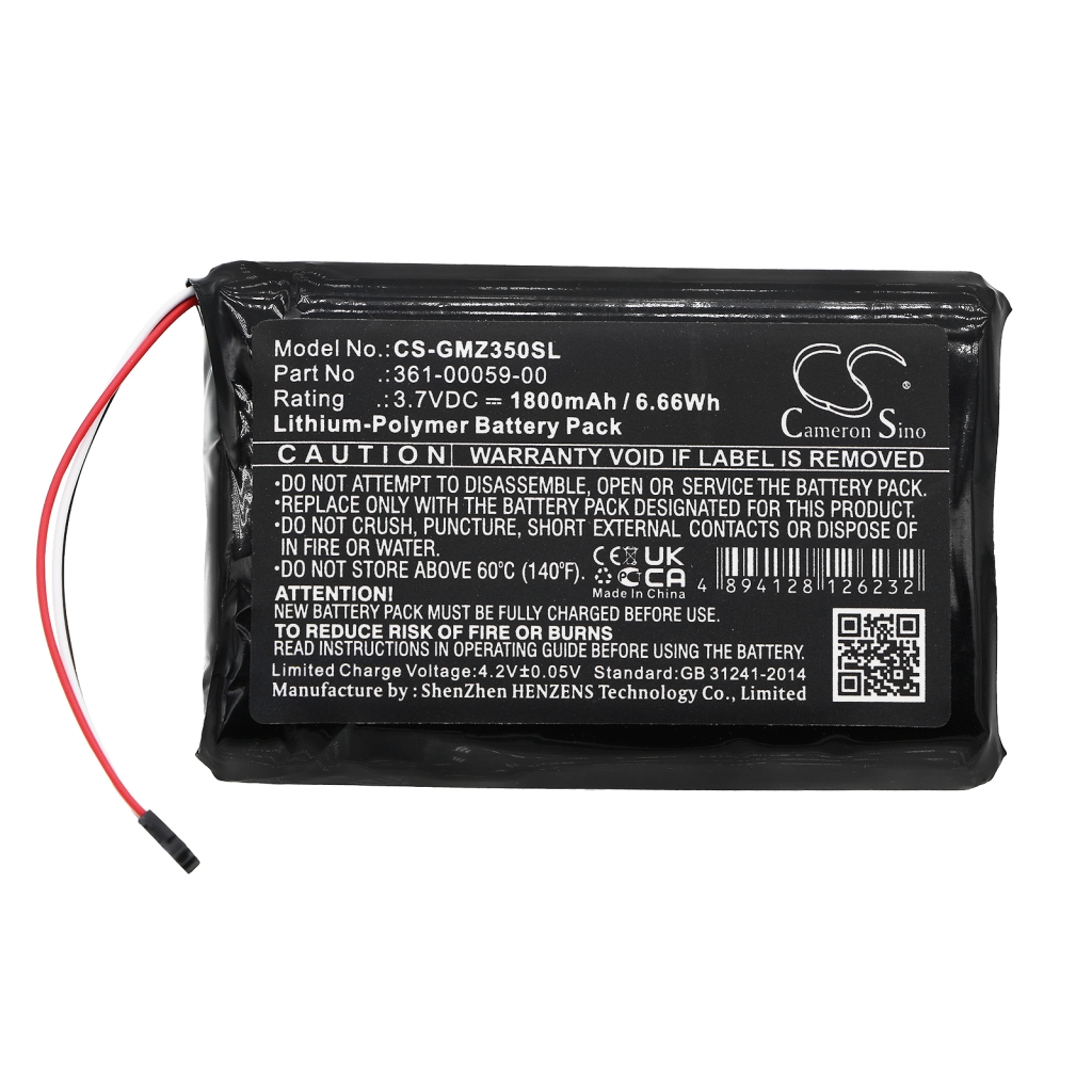 GPS, Navigator Battery Garmin CS-GMZ350SL