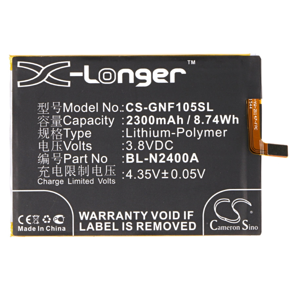 Mobile Phone Battery GIONEE CS-GNF105SL