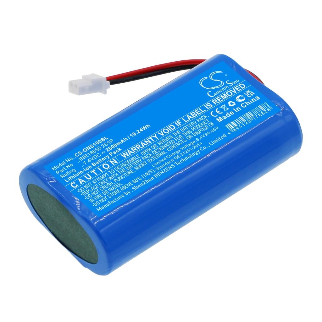 Compatible battery replacement for Geneko INR18650 2S1P