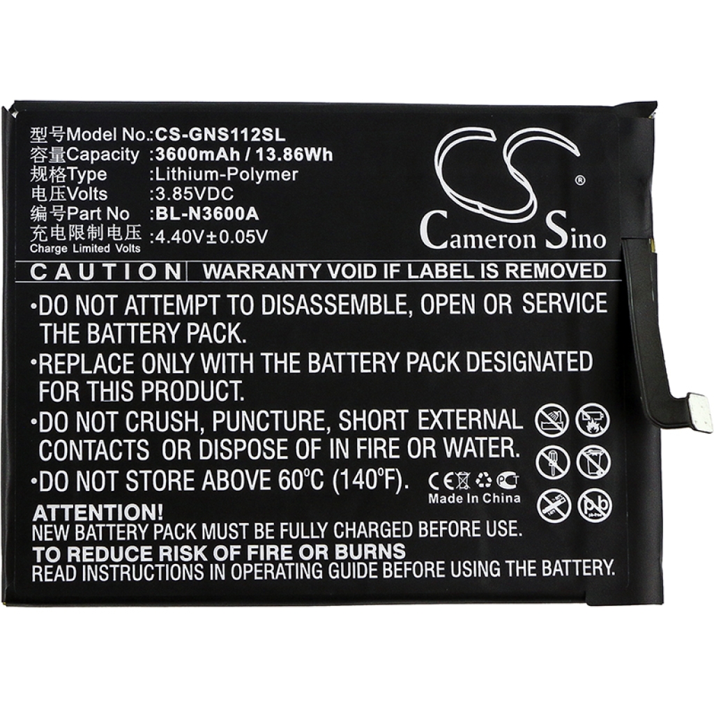 Mobile Phone Battery GIONEE CS-GNS112SL