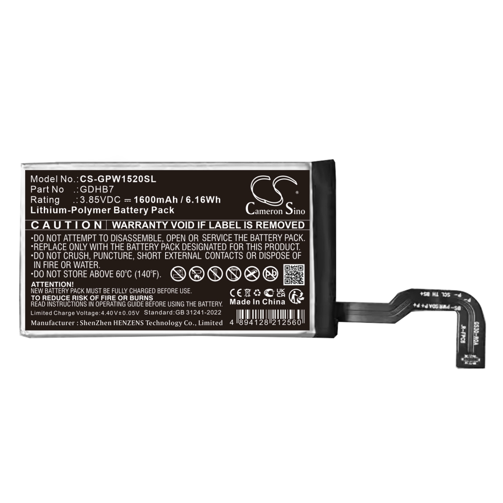 Compatible battery replacement for Google GDHB7