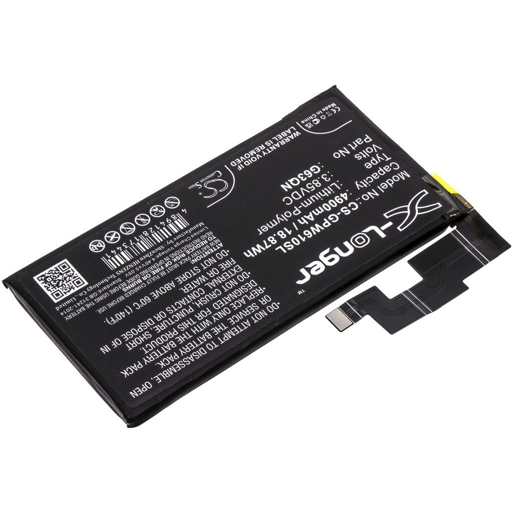 Compatible battery replacement for Google G63QN