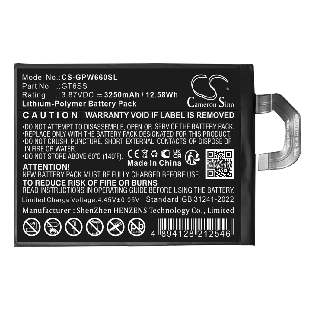 Mobile Phone Battery Google CS-GPW660SL