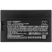 Compatible battery replacement for GE CC3800GE