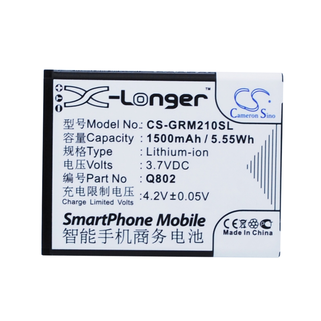 Compatible battery replacement for Green orange Q802