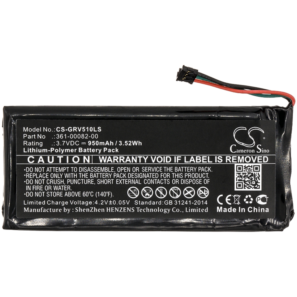 Système d'éclairage Batterie Garmin CS-GRV510LS