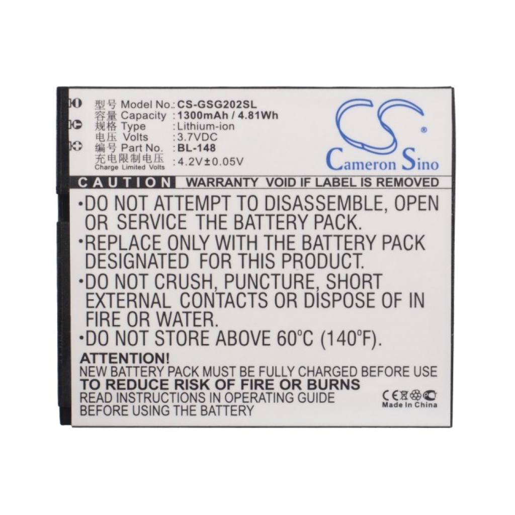 Batteries Remplace BL-148