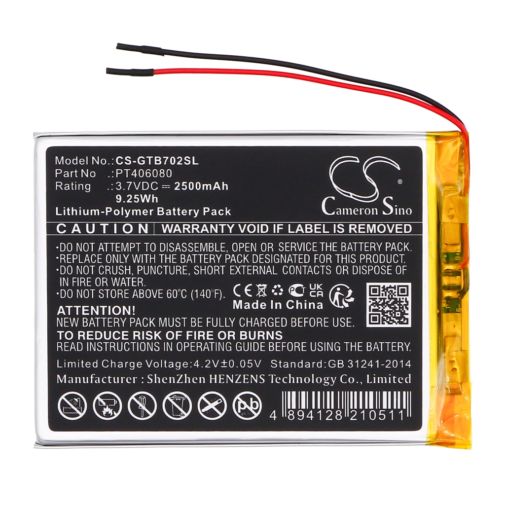 Tablet Battery 3go CS-GTB702SL