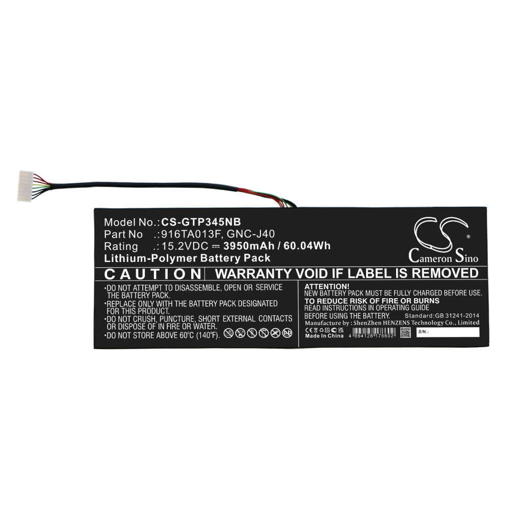 Batteries Remplace 961TA013F