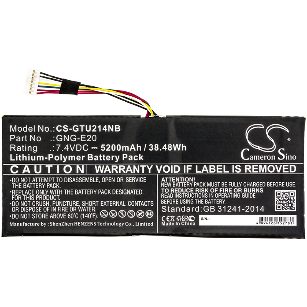 Batterie pour ordinateur portable Getac CS-GTU214NB