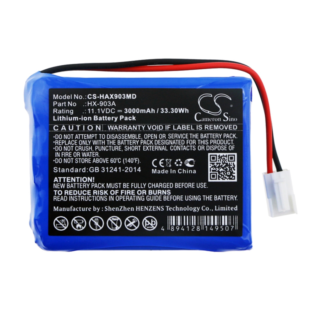 Remplacement de batterie compatible pour Huaxi 