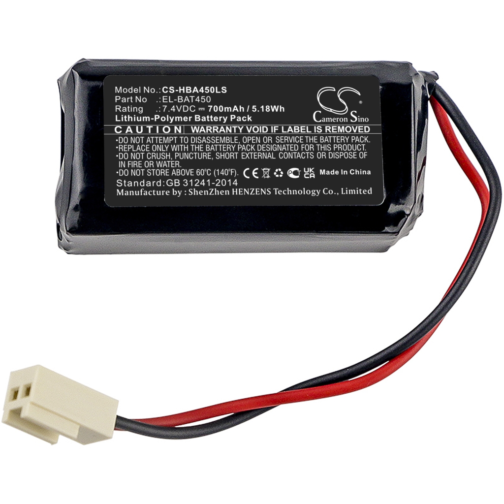 Batterie de caméra de sécurité domestique Hochiki CS-HBA450LS