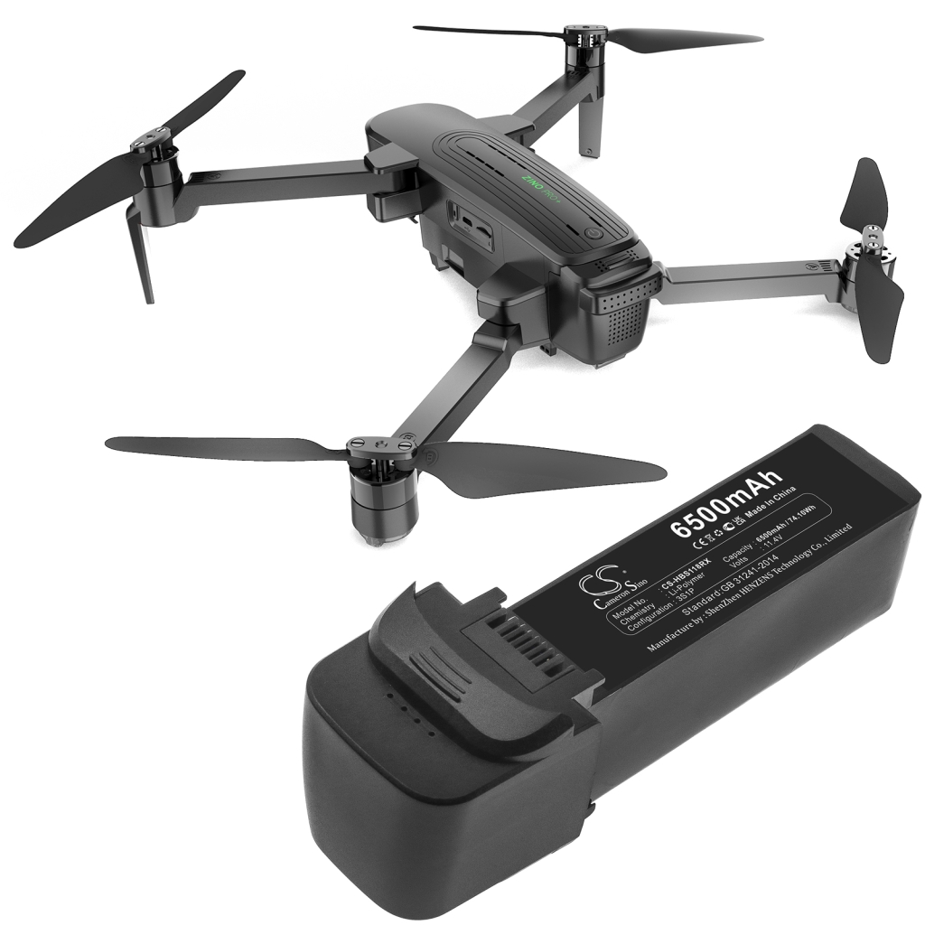 Batteries pour drones Hubsan CS-HBS118RX