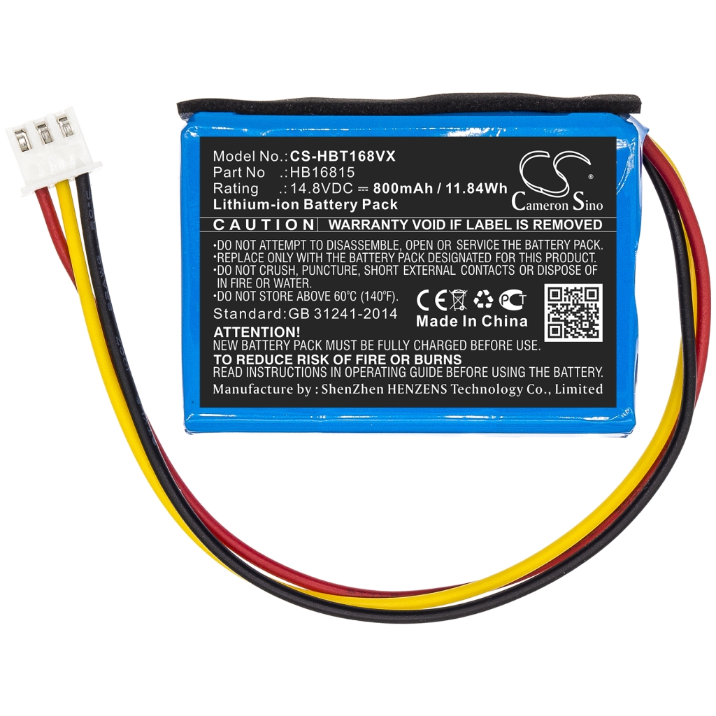 Compatible battery replacement for Hobot HB16815