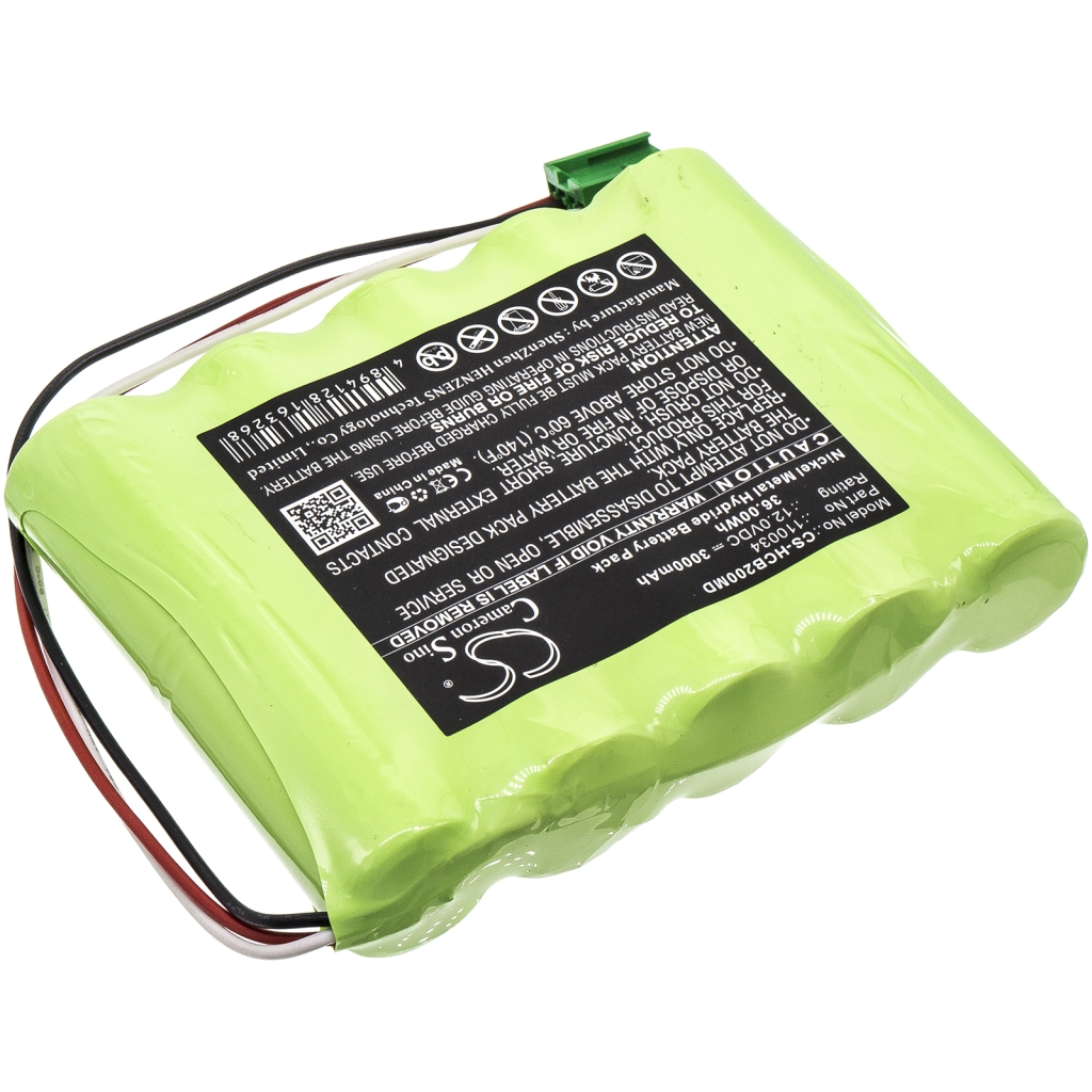 Compatible battery replacement for Hellige 110034