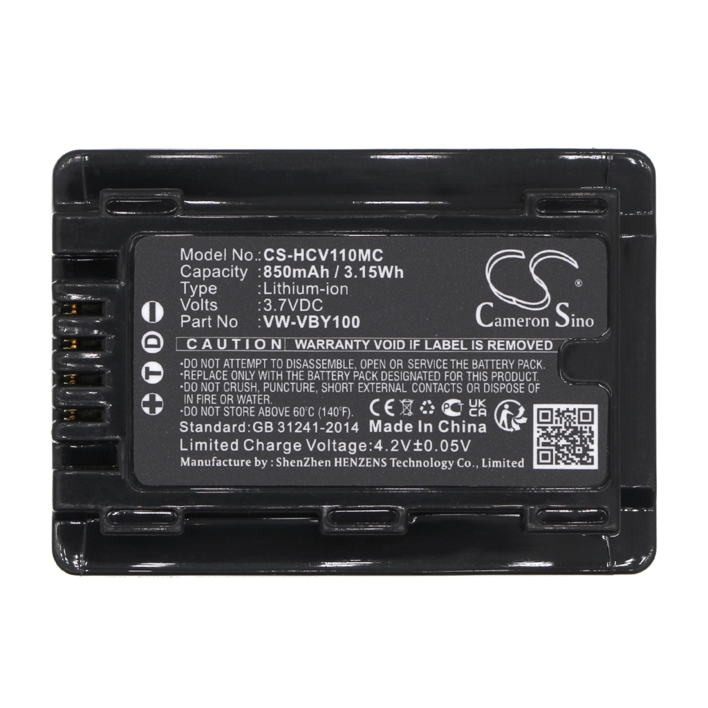 Batterie de l'appareil photo Panasonic CS-HCV110MC