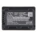 Batterie de l'appareil photo Panasonic CS-HCV310MH