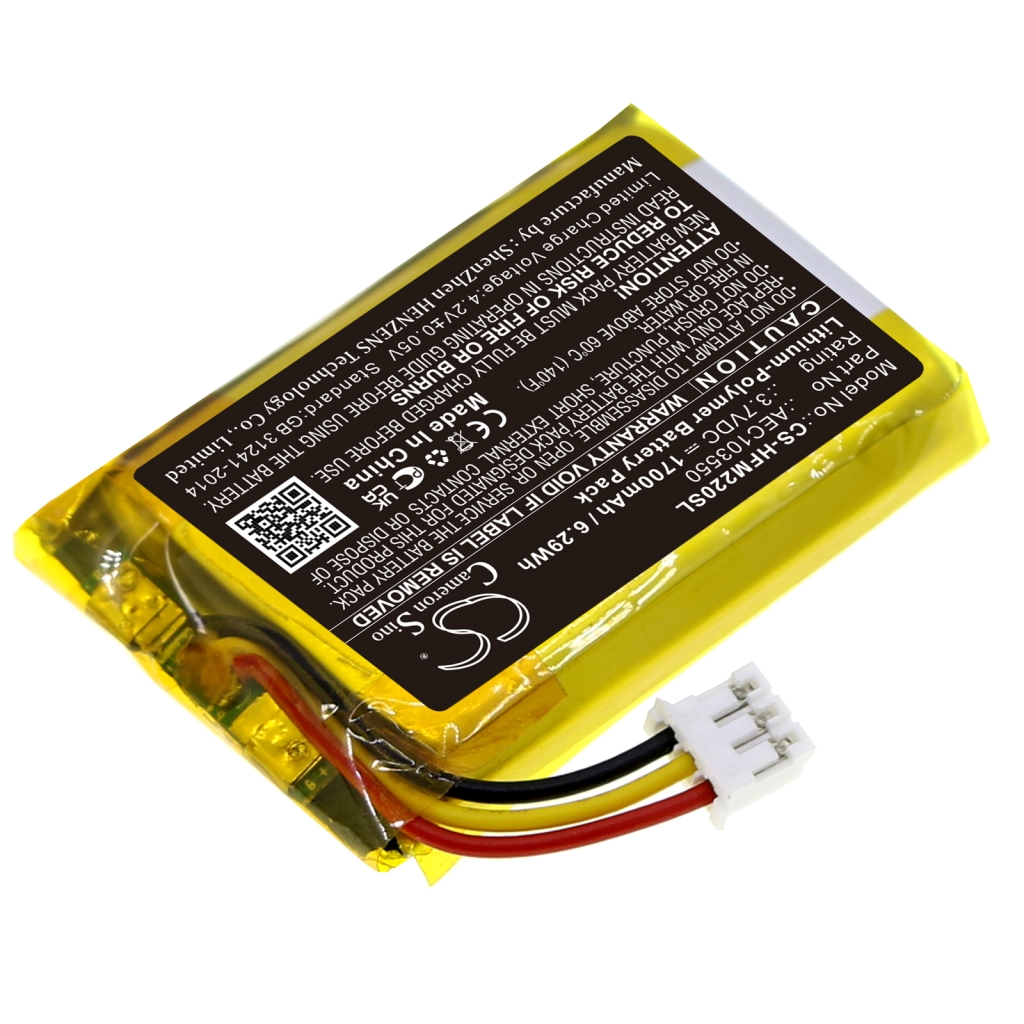 Remplacement de batterie compatible pour Hifiman  AEC103550