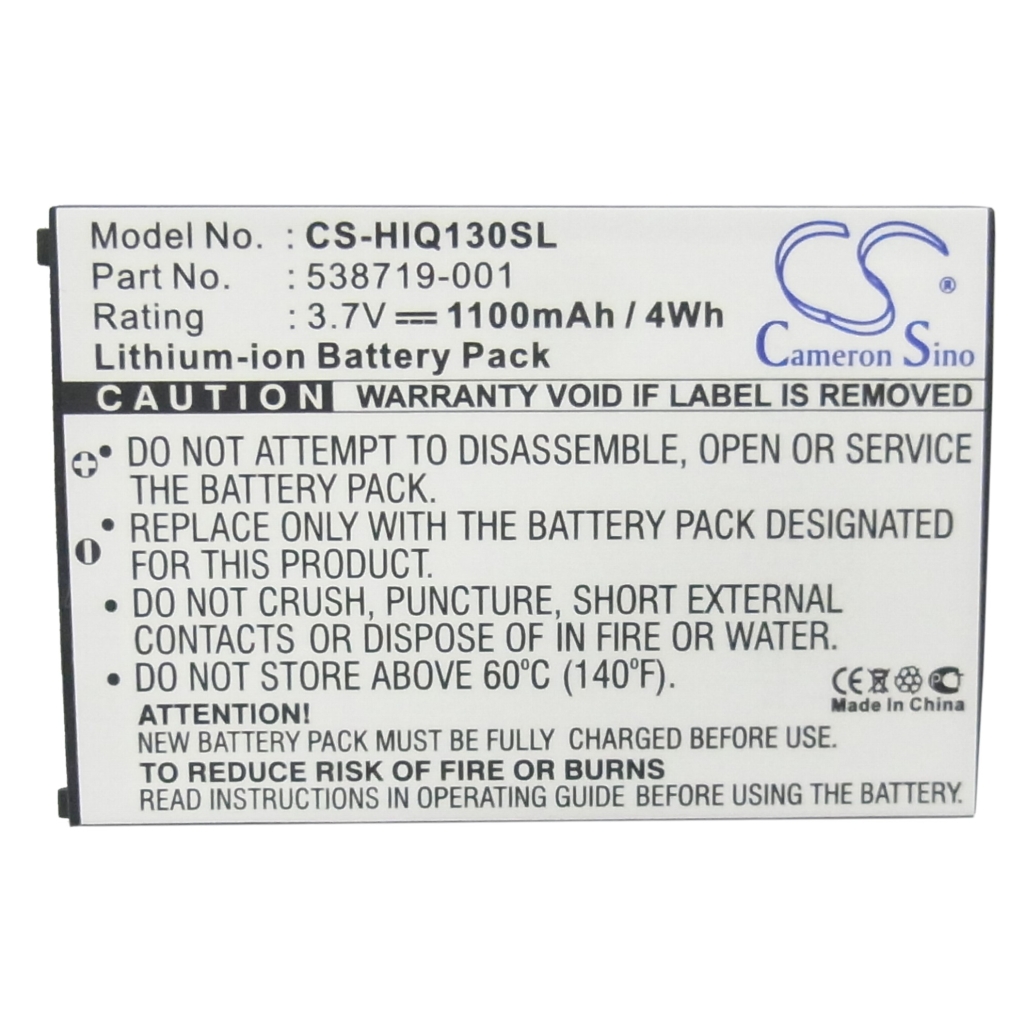 Batteries Remplace 538722-001