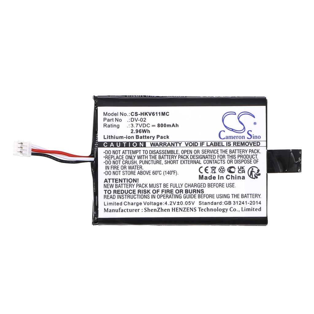 Batterie de caméra de sécurité domestique Hikvision CS-HKV611MC