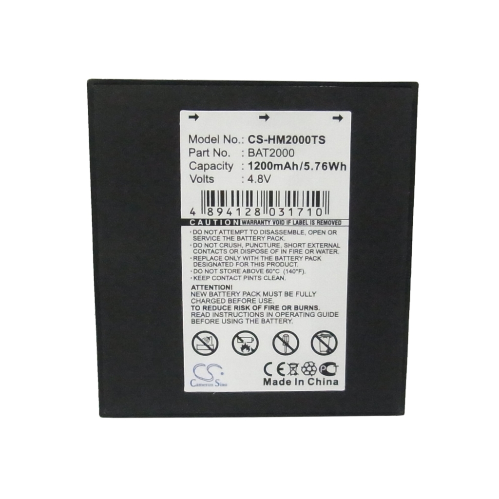 Compatible battery replacement for HME BAT2000