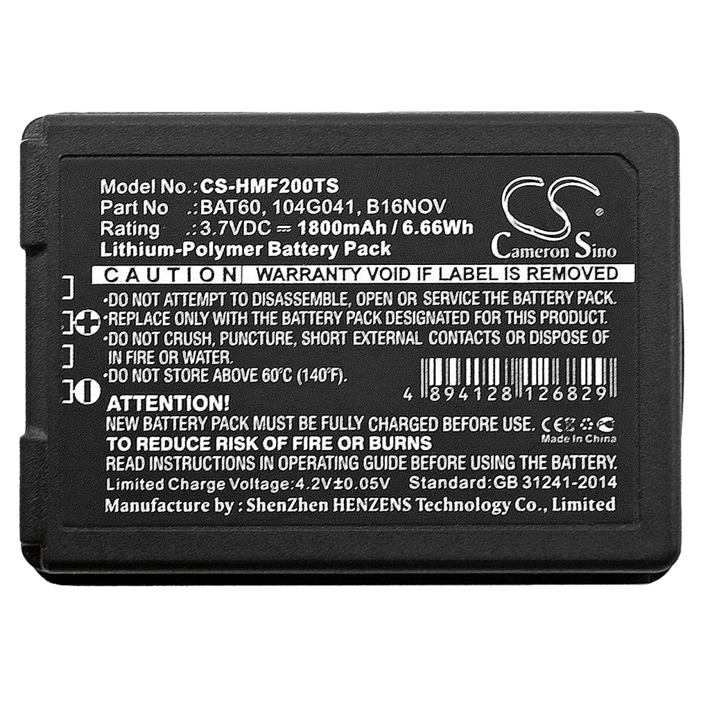 Battery Replaces 104G041