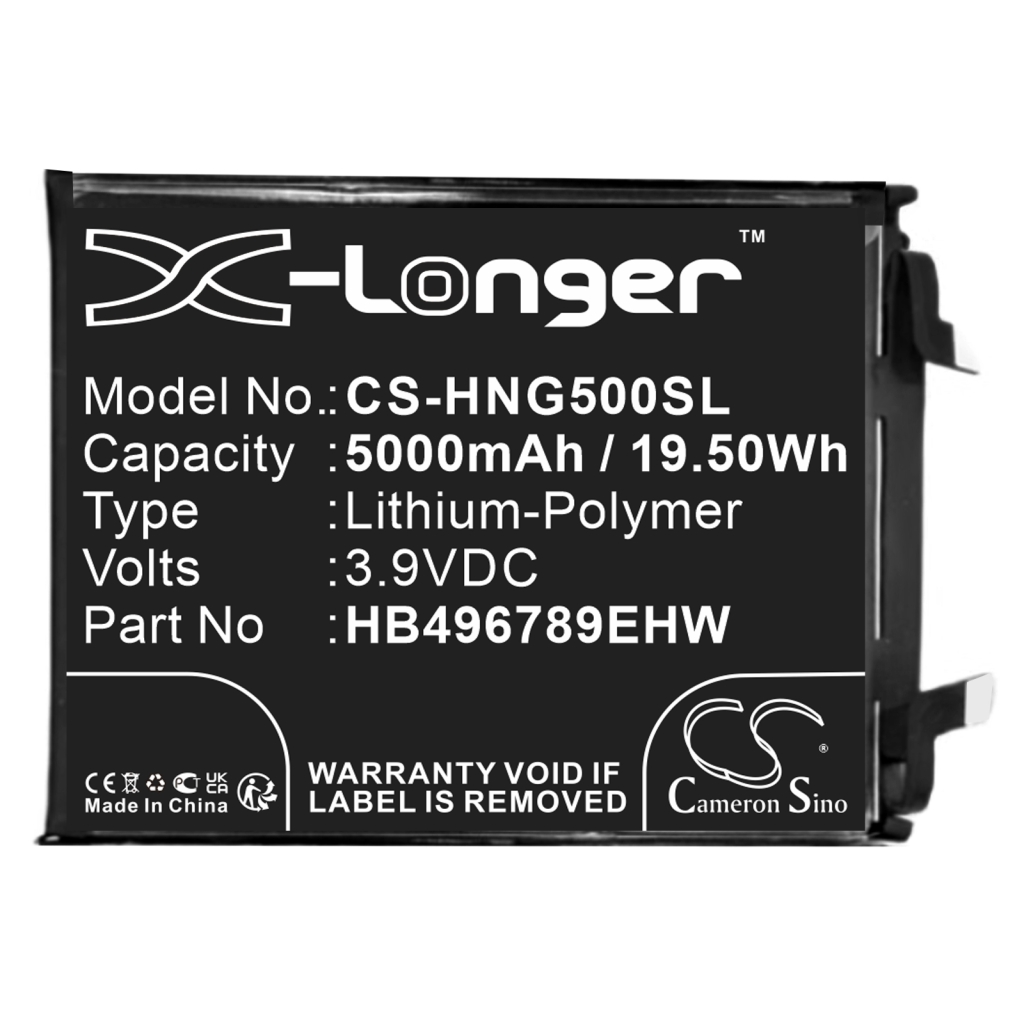 Compatible battery replacement for Honor HB496789EHW