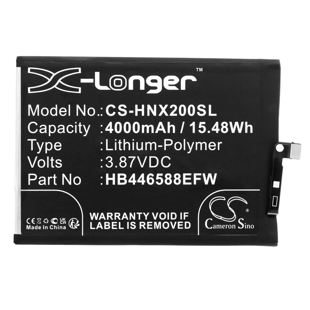 Compatible battery replacement for Honor HB446588EFW