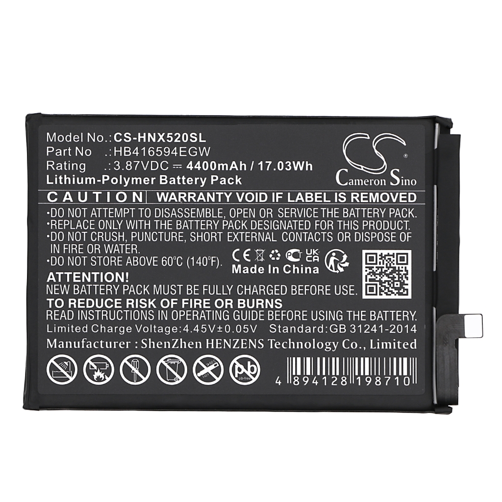 Batteries Remplace HB416594EGW