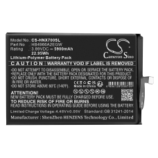 Remplacement de batterie compatible pour Honor  HB4966A2EGW