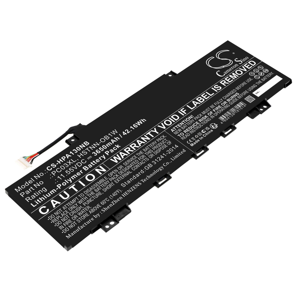 Batterie pour ordinateur portable HP CS-HPA130NB