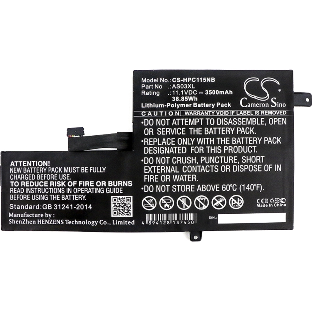 Batteries Remplace AS03044XL