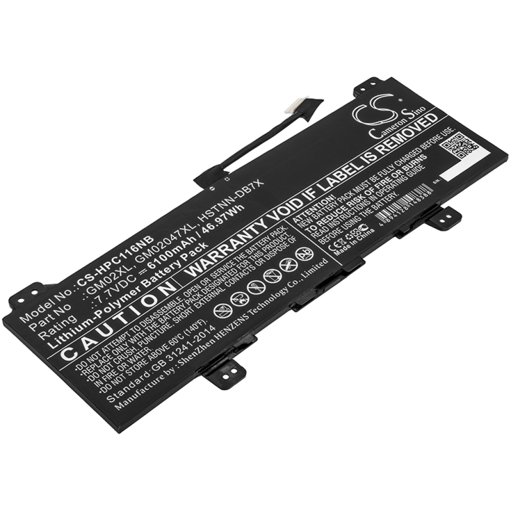 Batteries Remplace GM02XL