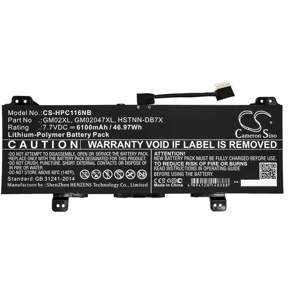 Battery Replaces GM02047XL