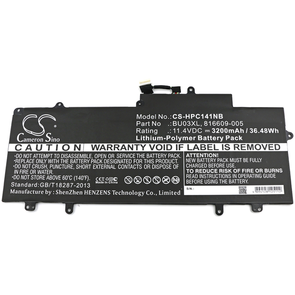 Battery Replaces BU03037XL