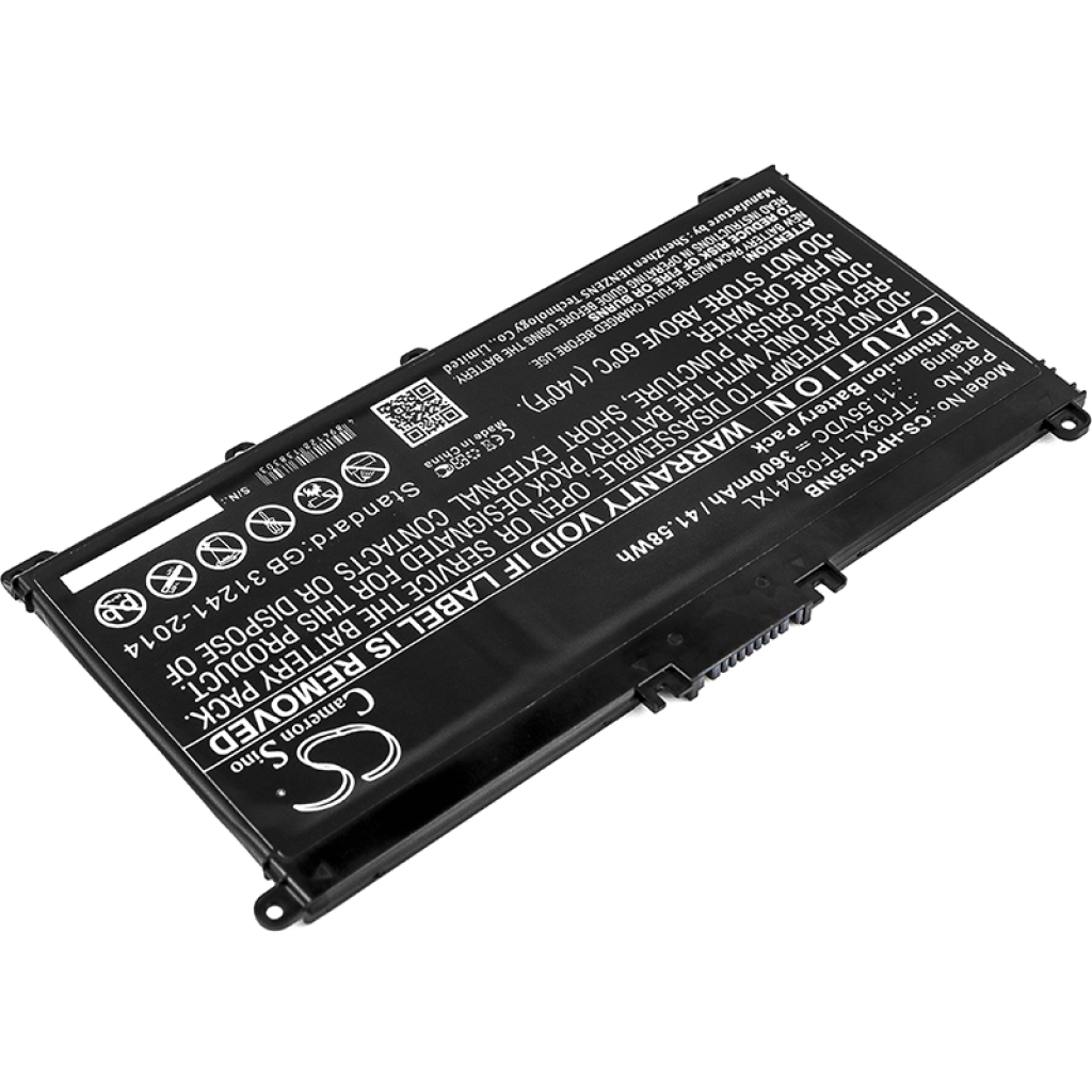 Batterie pour ordinateur portable HP CS-HPC155NB