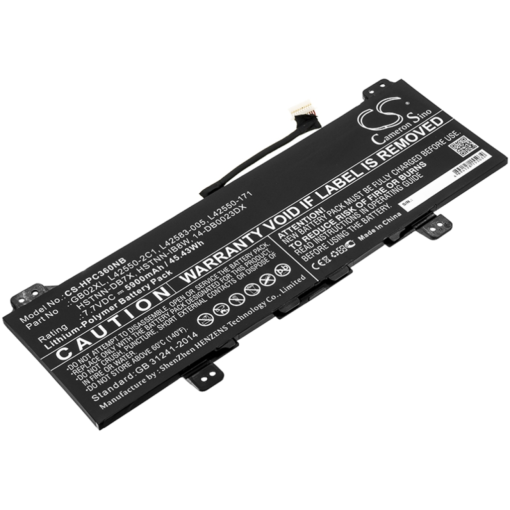 Batterie pour ordinateur portable HP CS-HPC360NB