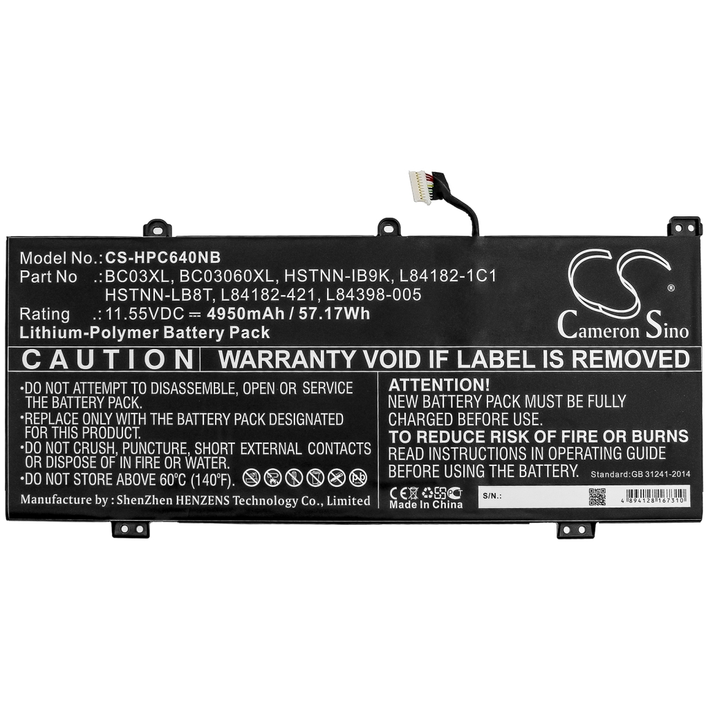 Batteries Remplace BC03060XL