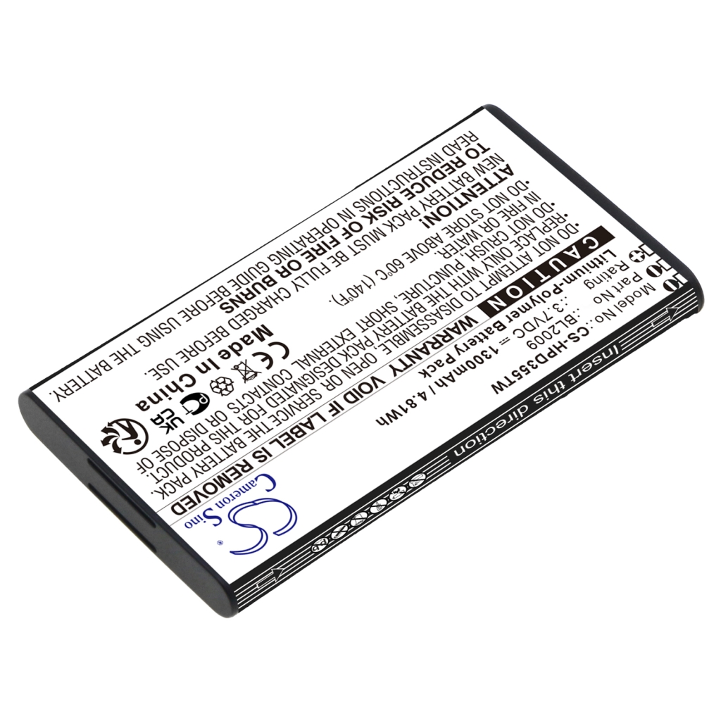 Compatible battery replacement for Hytera BL2009