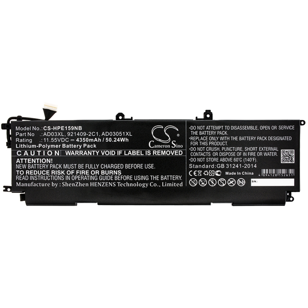 Batterie pour ordinateur portable HP Envy 13-AD006NP