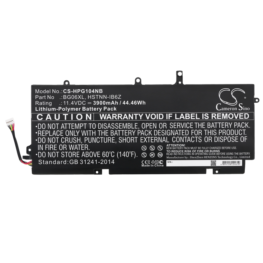 Battery Replaces BG06XL