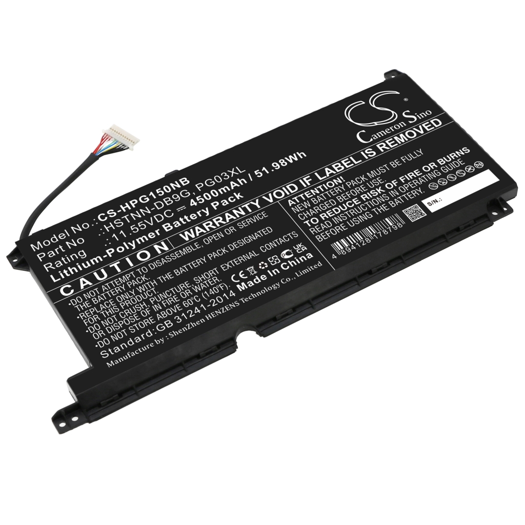 Batterie pour ordinateur portable HP Gaming Pavilion 15-dk0042TX