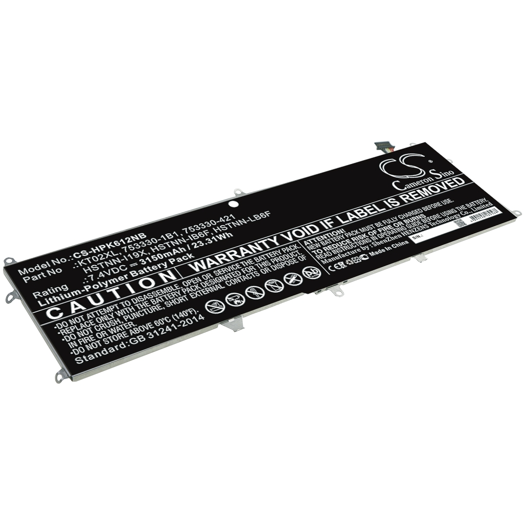 Batterie pour ordinateur portable HP CS-HPK612NB