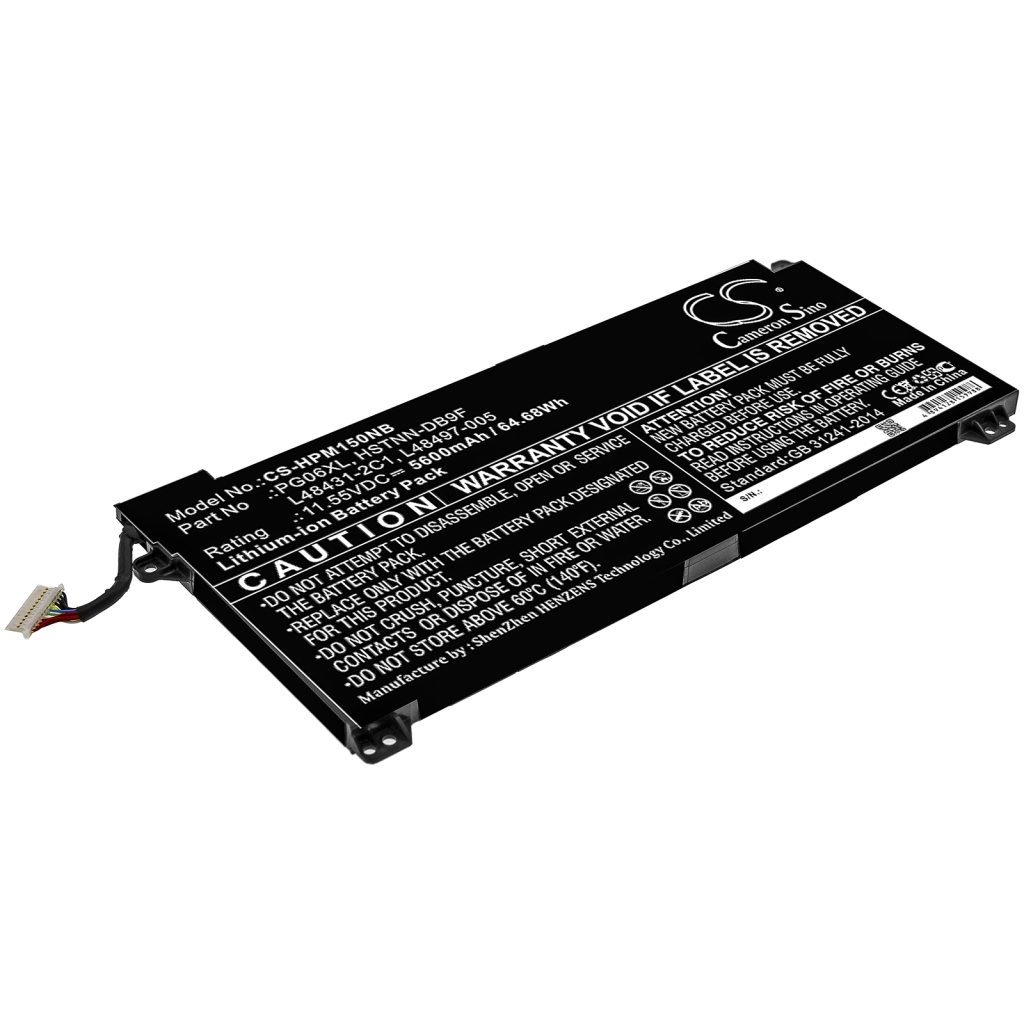 Batterie pour ordinateur portable HP CS-HPM150NB