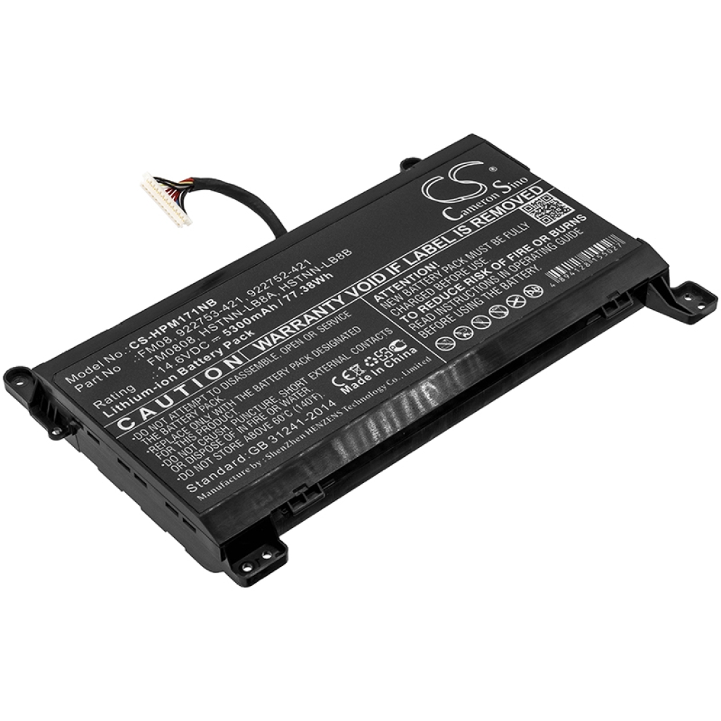 Batterie pour ordinateur portable HP Omen 17-AN016TX